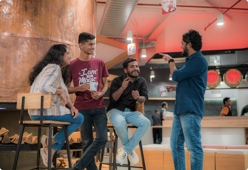 Licians collaborating in the workplace