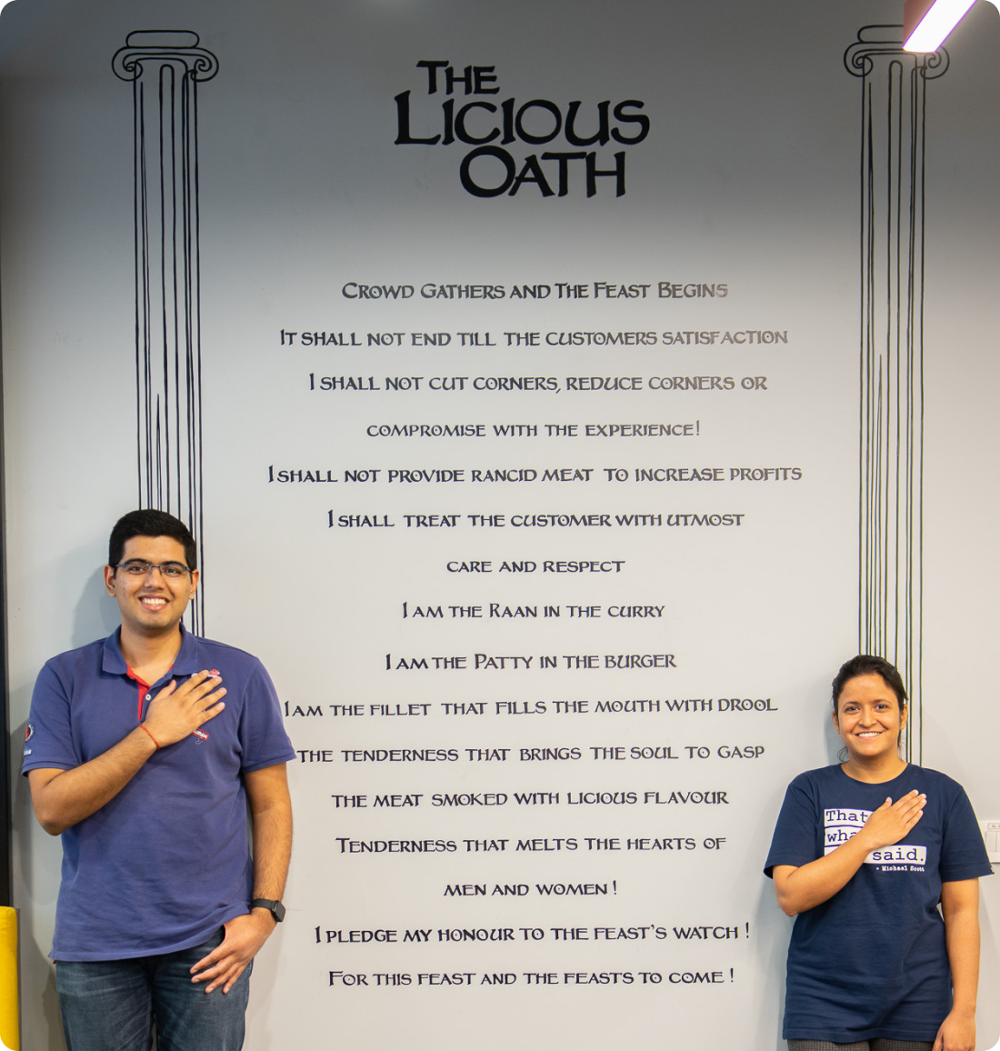 Licians taking the Licious Oath